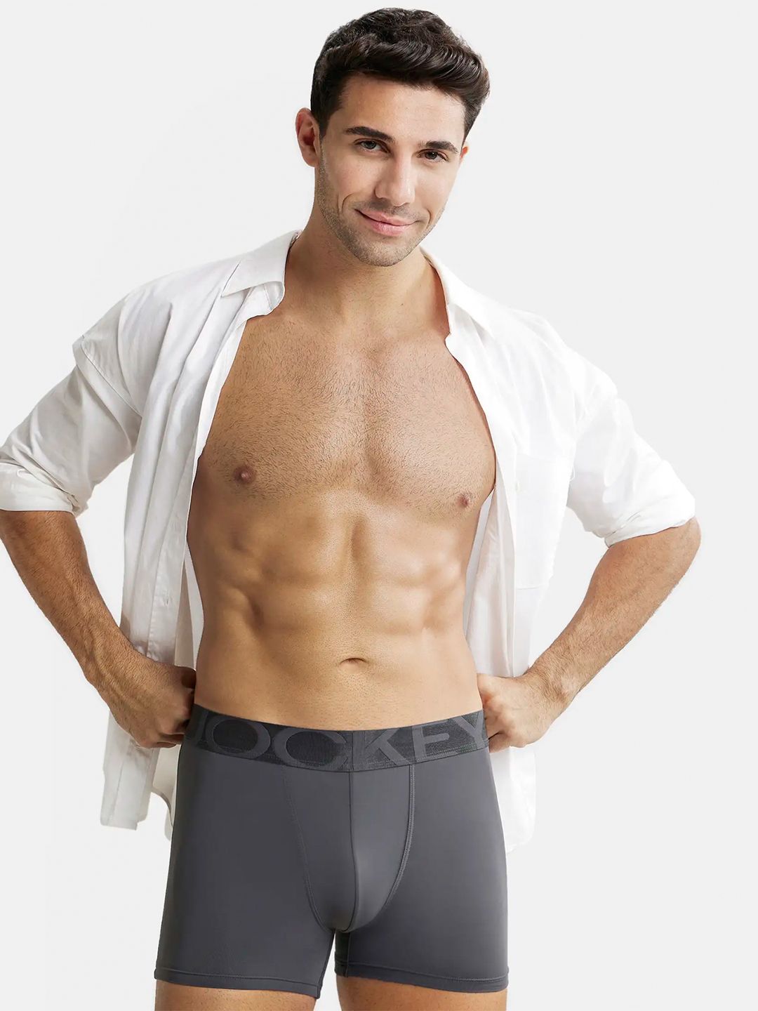 Jockey Men Solid Trunk with Moisture Move Treatment IC28-picture-52
