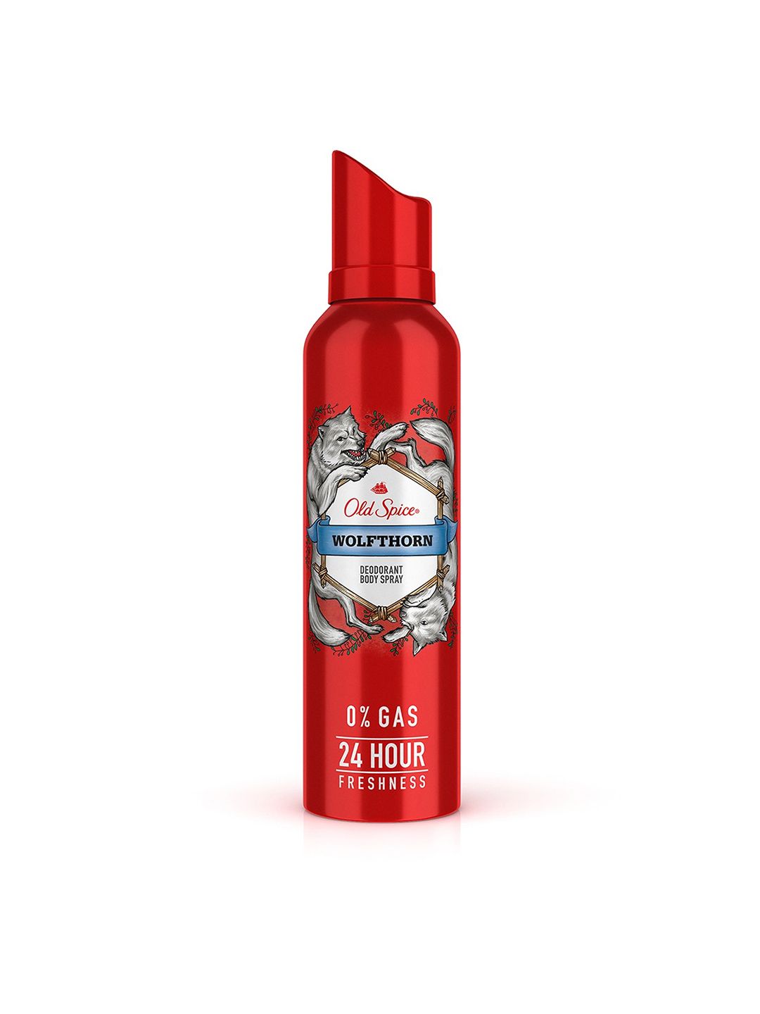 Old Spice Wolfthorn 0% Gas 24 Hour Freshness Deodorant Body Spray 140 ml