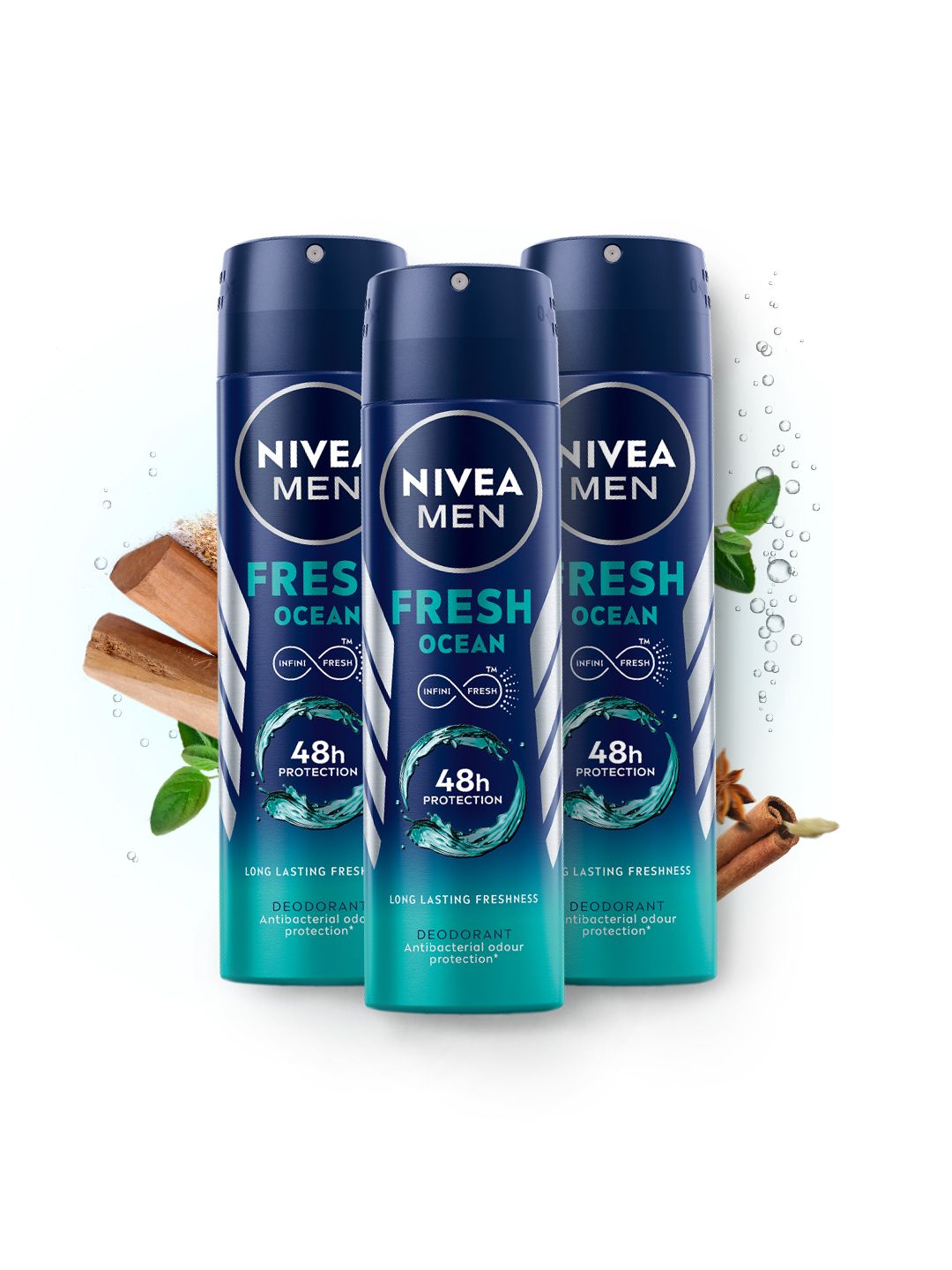 Nivea Men Set of 3 Fresh Ocean 48h Long Lasting Deodorant-picture-15