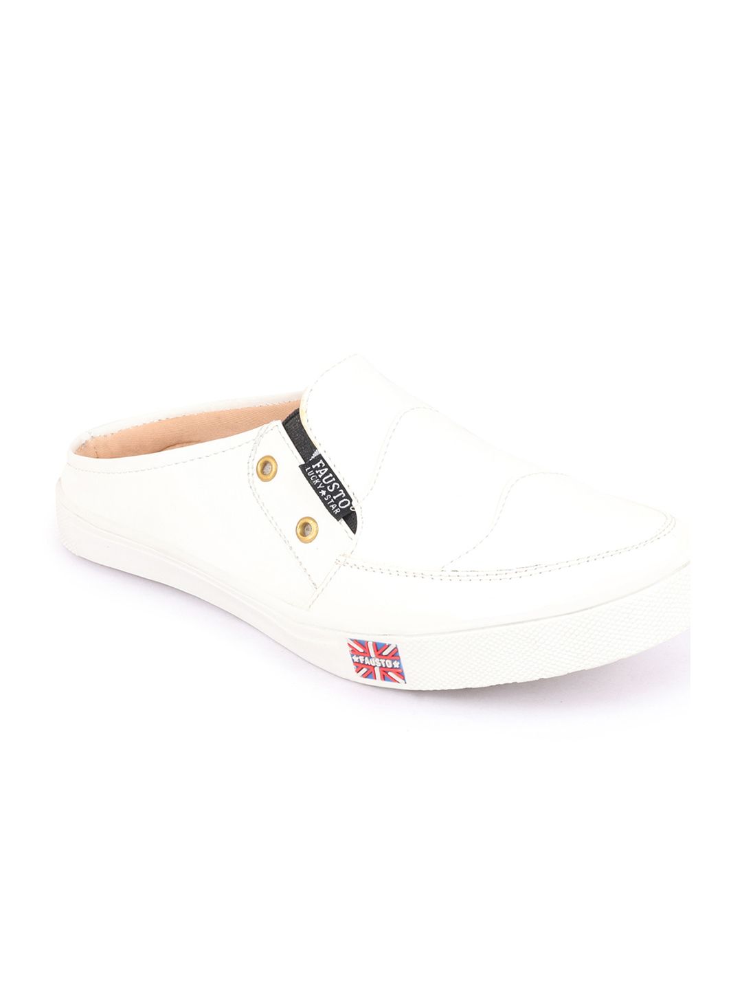 FAUSTO Men White Slip-On Sneakers-picture-18