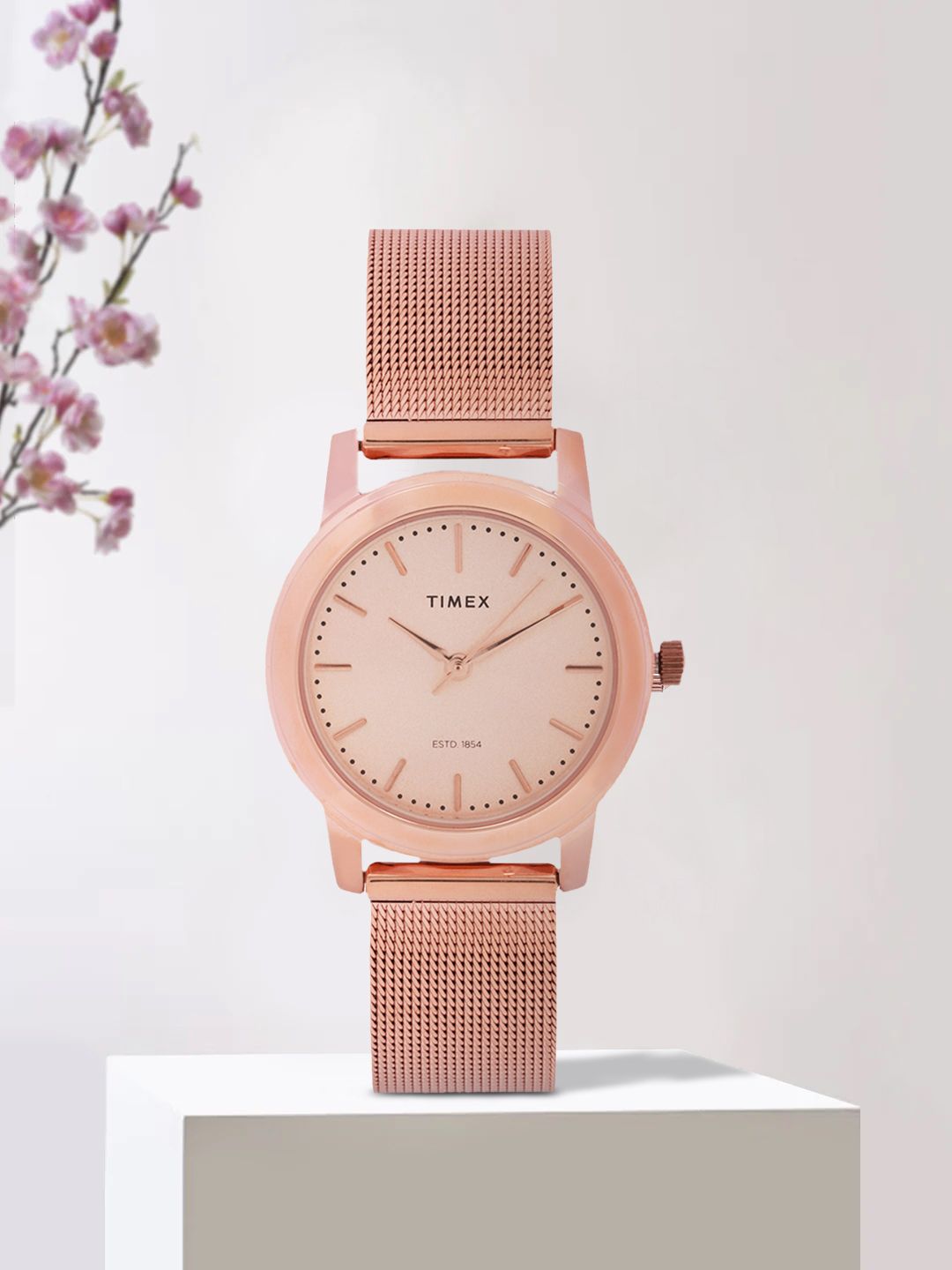 Timex Women Rose Gold-Toned Analogue Watch - TW000W111-picture-21