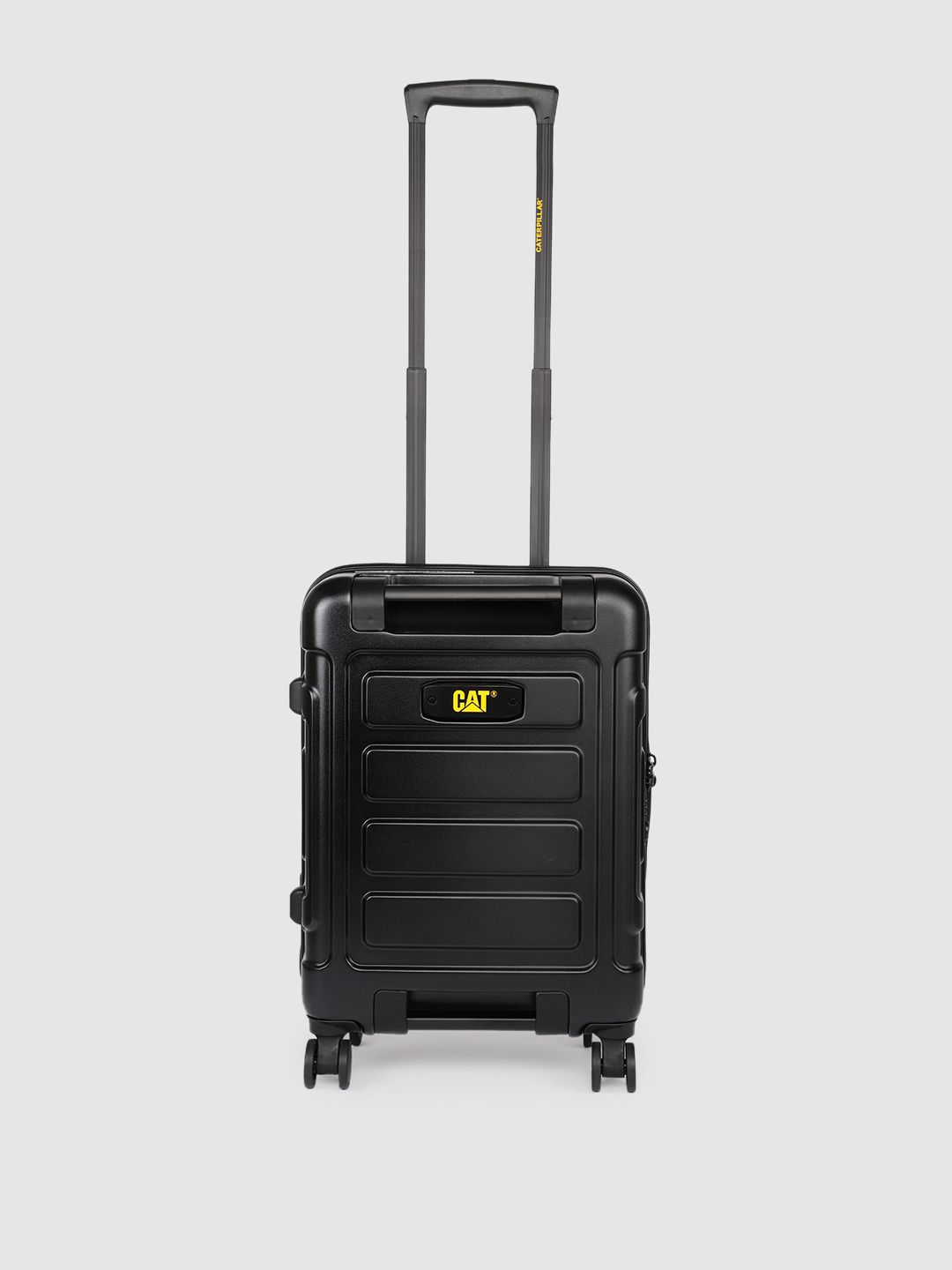 CAT Unisex Black Stealth Hardside Lightweight Cabin Trolley Suitcase-image-44