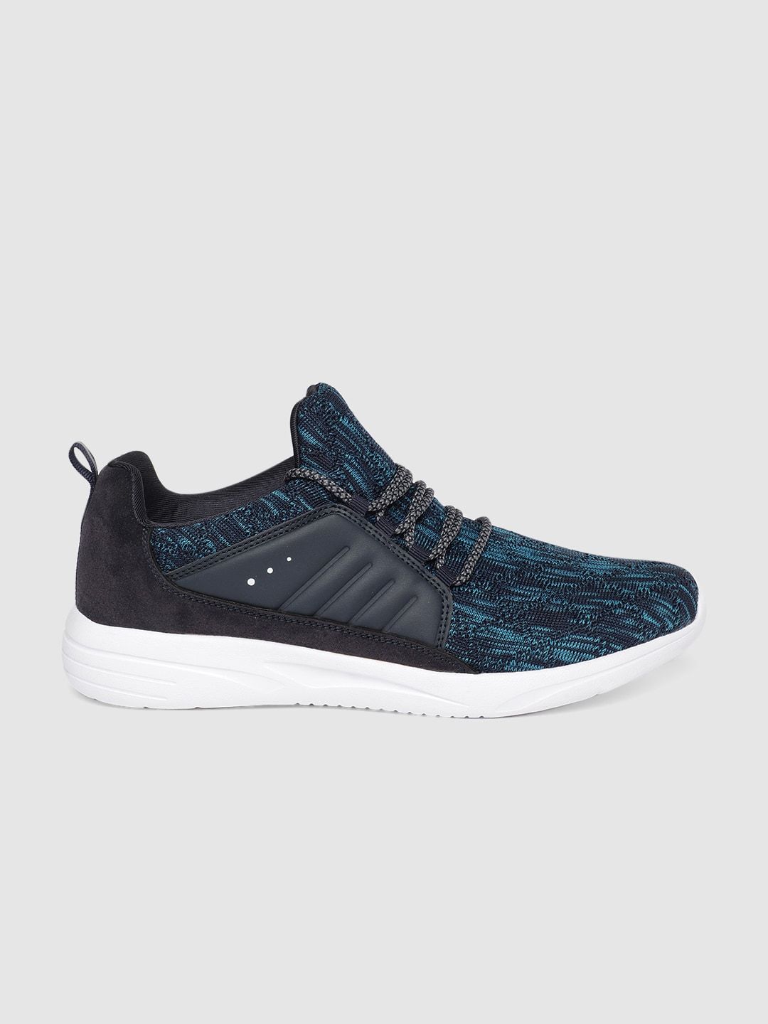 Roadster Men Navy Blue & Black Sneakers