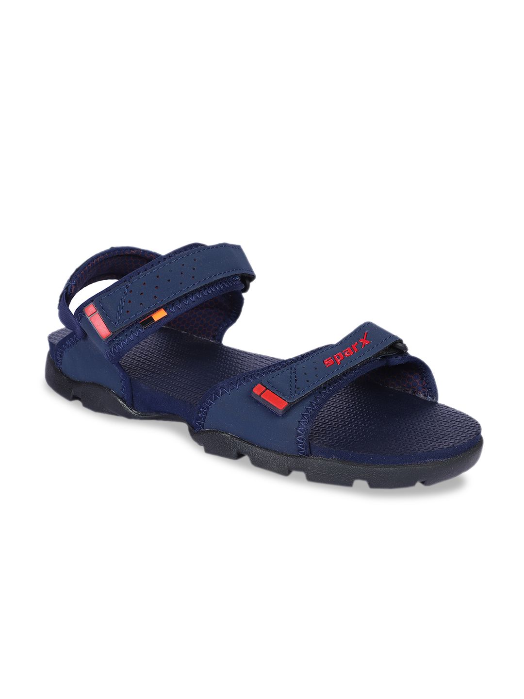 Sparx Men Navy Blue & Red SS-119 Sports Sandals-image-45