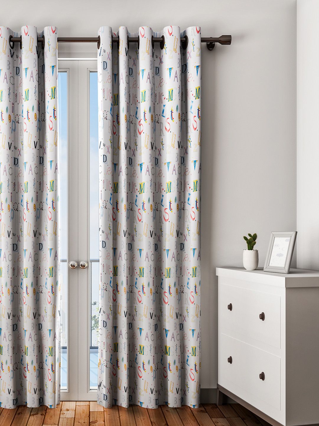 URBAN DREAM White Single Long Door Curtain-picture-22