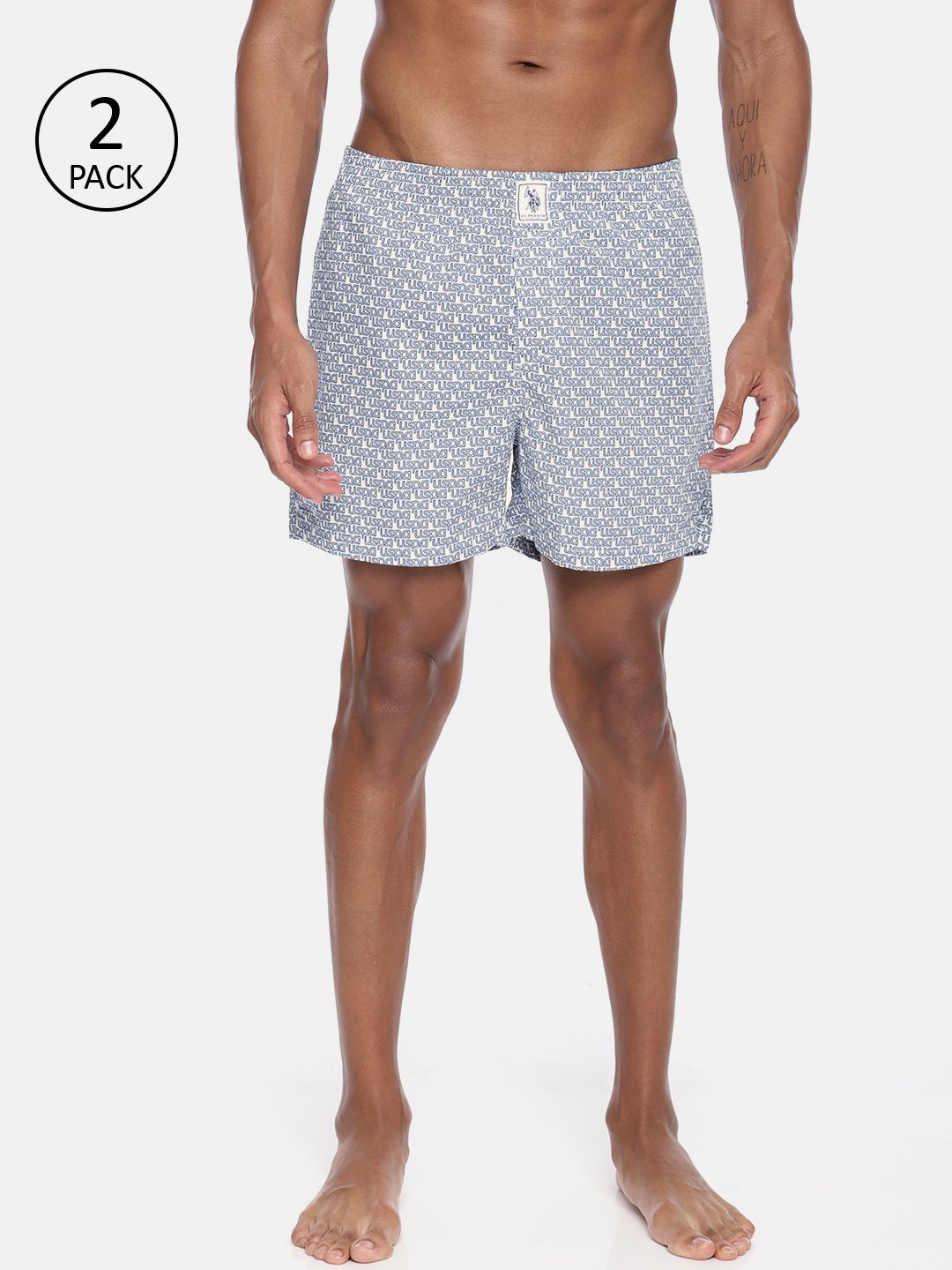 U.S. Polo Assn. Men Pack of 2 Assorted Printed Boxers-picture-10