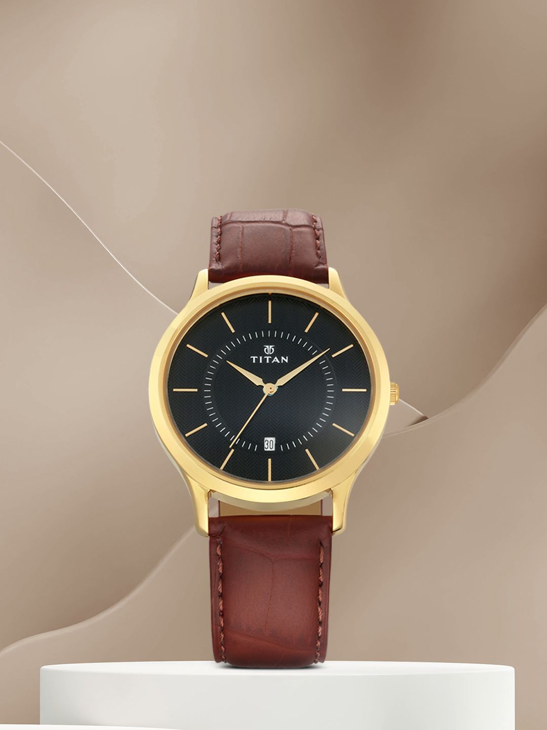 Titan Men Black Analogue Watch-image-7