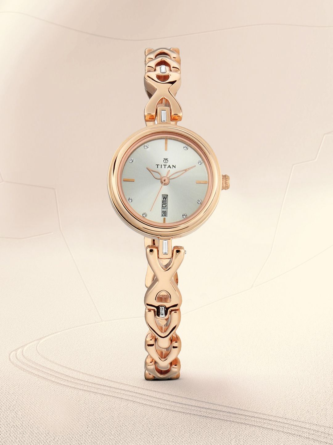 Titan Women Silver-Toned Analogue Watch NM2601WM01-picture-34