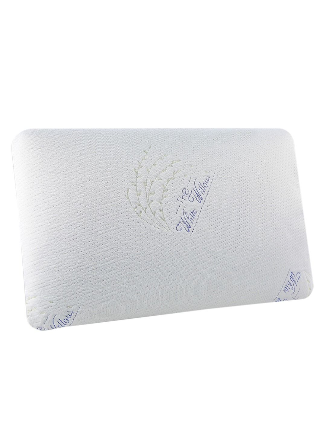 The White Willow White Orthopedic Cooling Gel Infused Memory Foam Slim Sleeper Pillow-picture-31