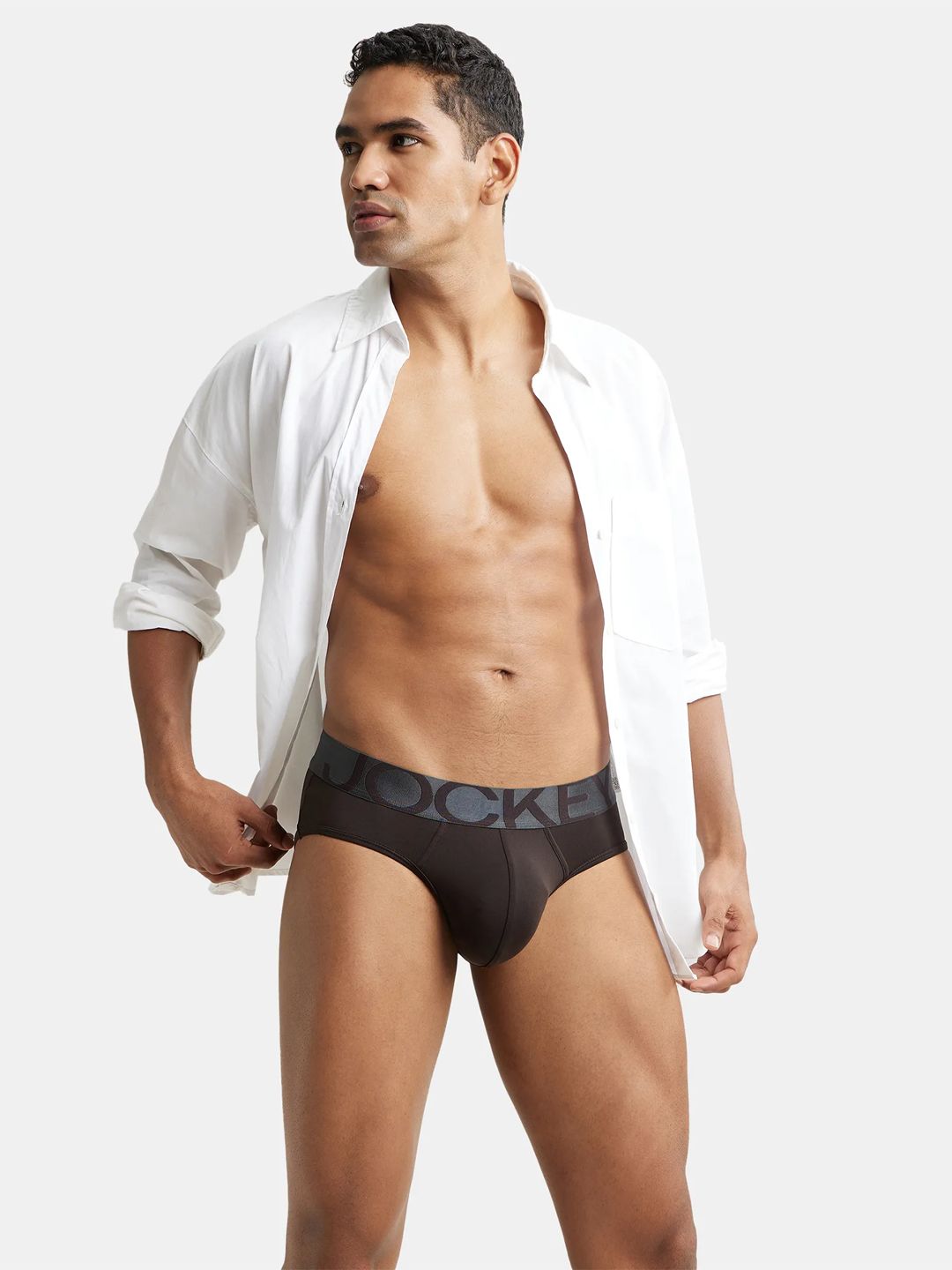 Jockey Men Solid Brief with Moisture Move Treatment IC27-image-6