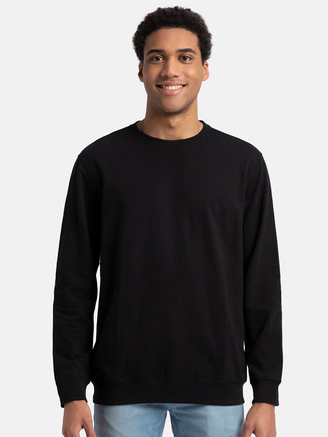 Jockey Combed Cotton French Terry Sweatshirt with Ribbed Cuffs-2716-picture-41