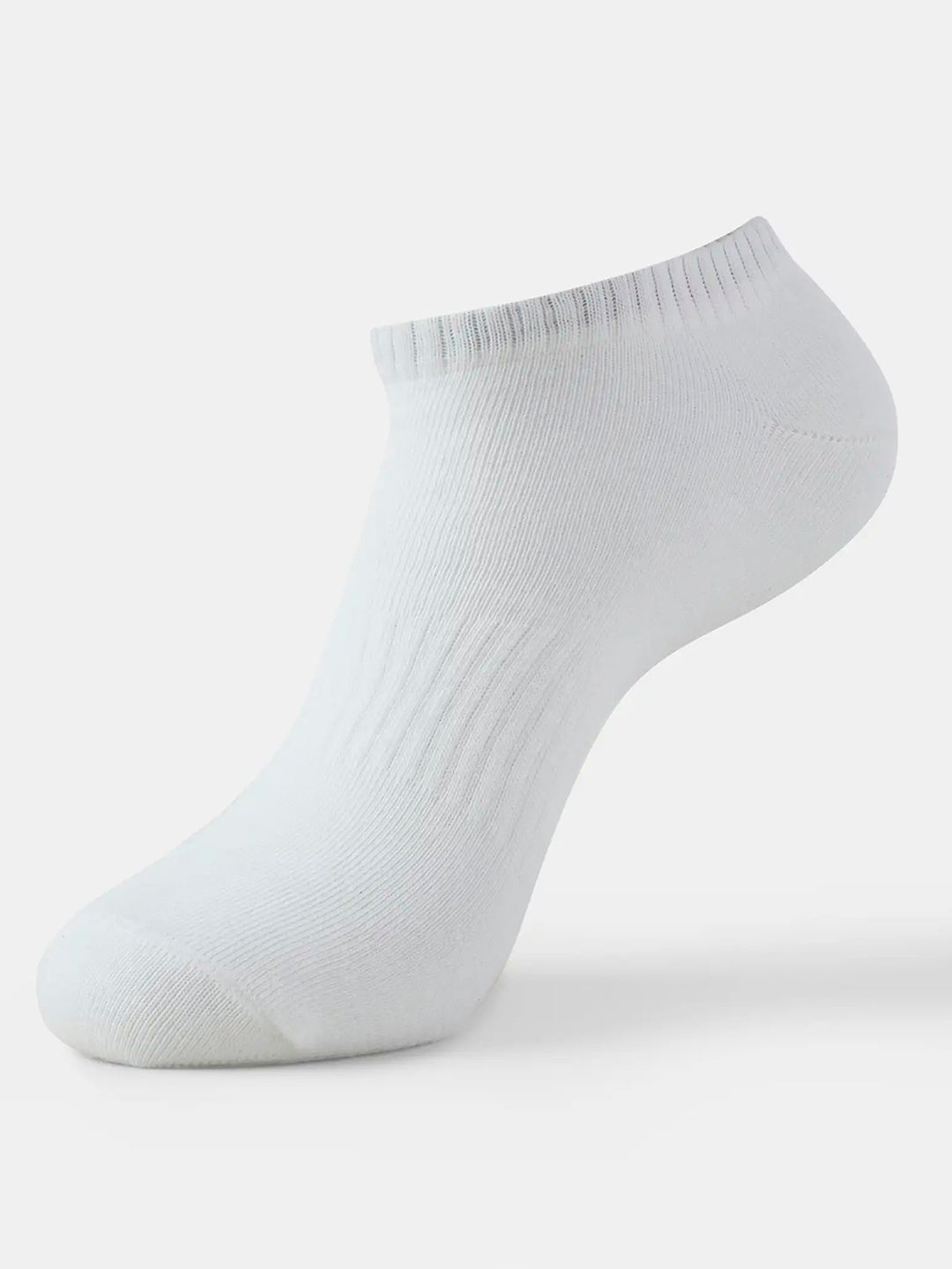 Jockey Men White Solid StayFresh Ankle-Length Socks-picture-47
