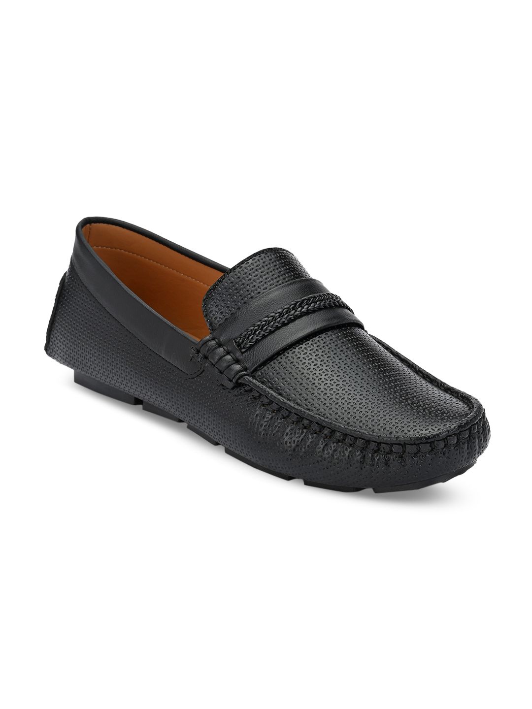 Provogue Men Black Driving Shoes-image-27