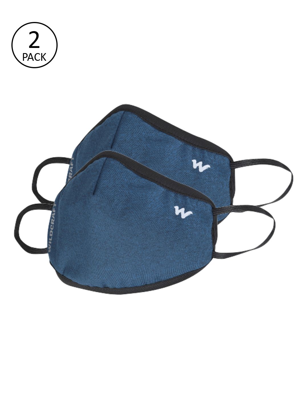Wildcraft Adults Navy Blue 2 Pcs 3-Ply W95+ Protective Outdoor Masks-picture-12