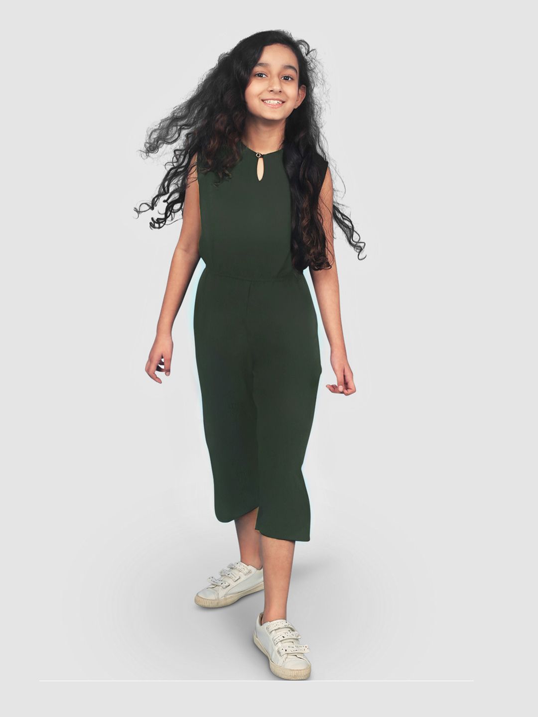 Uptownie Lite Girls Solid Keyhole Jumpsuit-picture-50