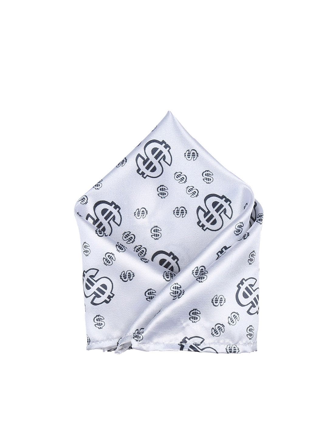 Blacksmith Men White & Black Dollar Printed Pocket Square-picture-39