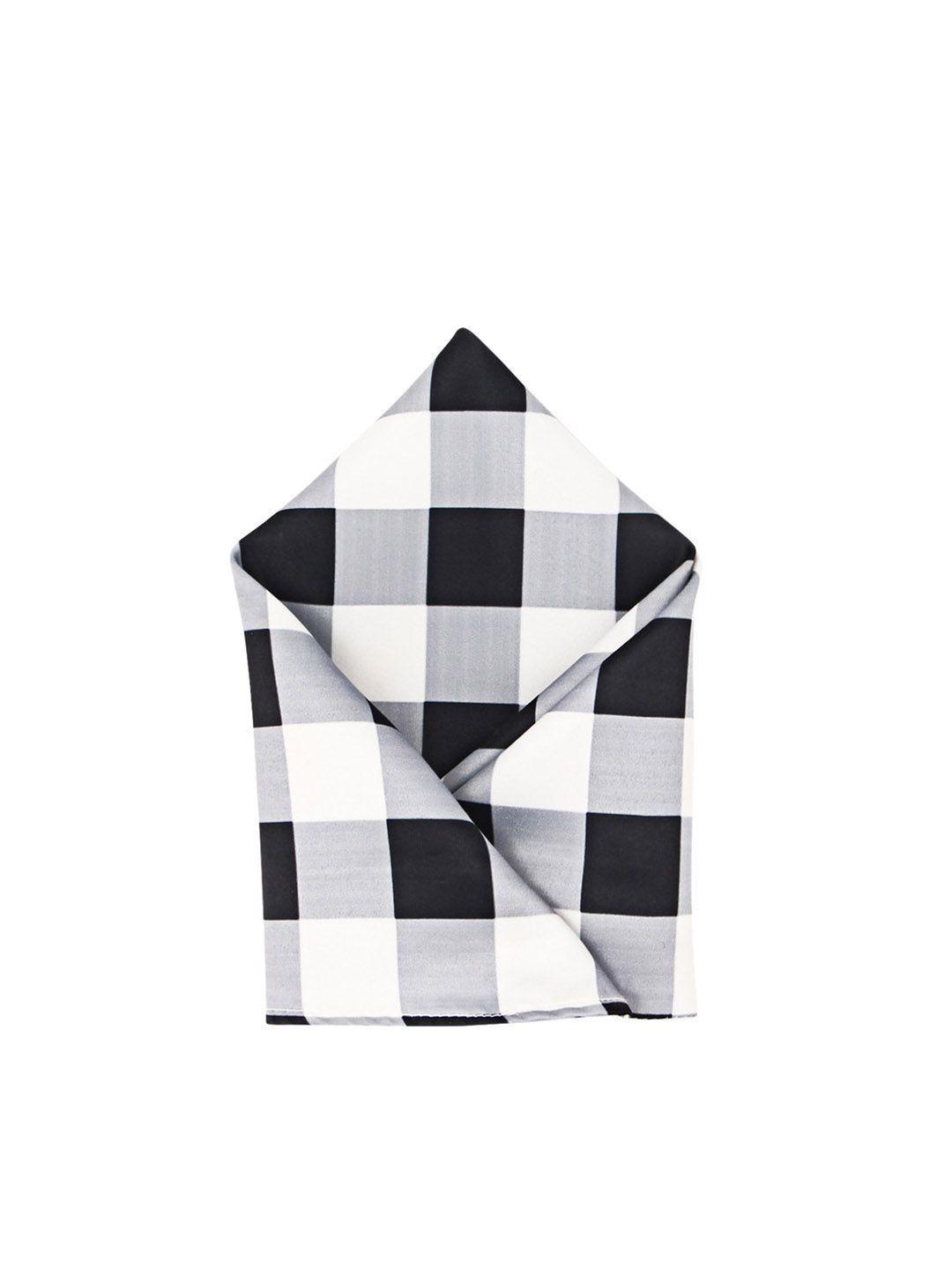 Blacksmith Men Black & Grey Printed Pocket Square-picture-50
