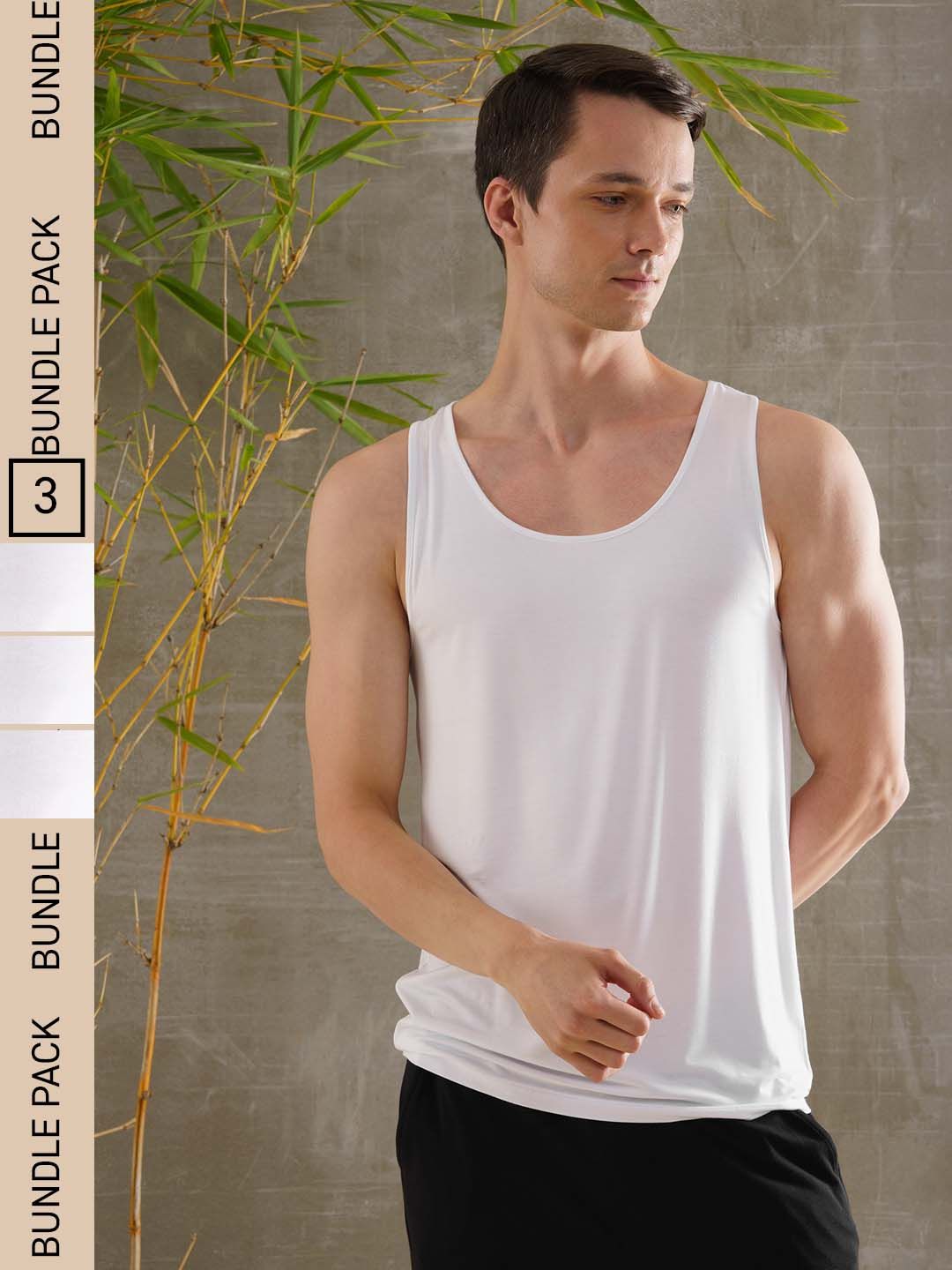 DAMENSCH Men Pack of 3 Bamboo Vest