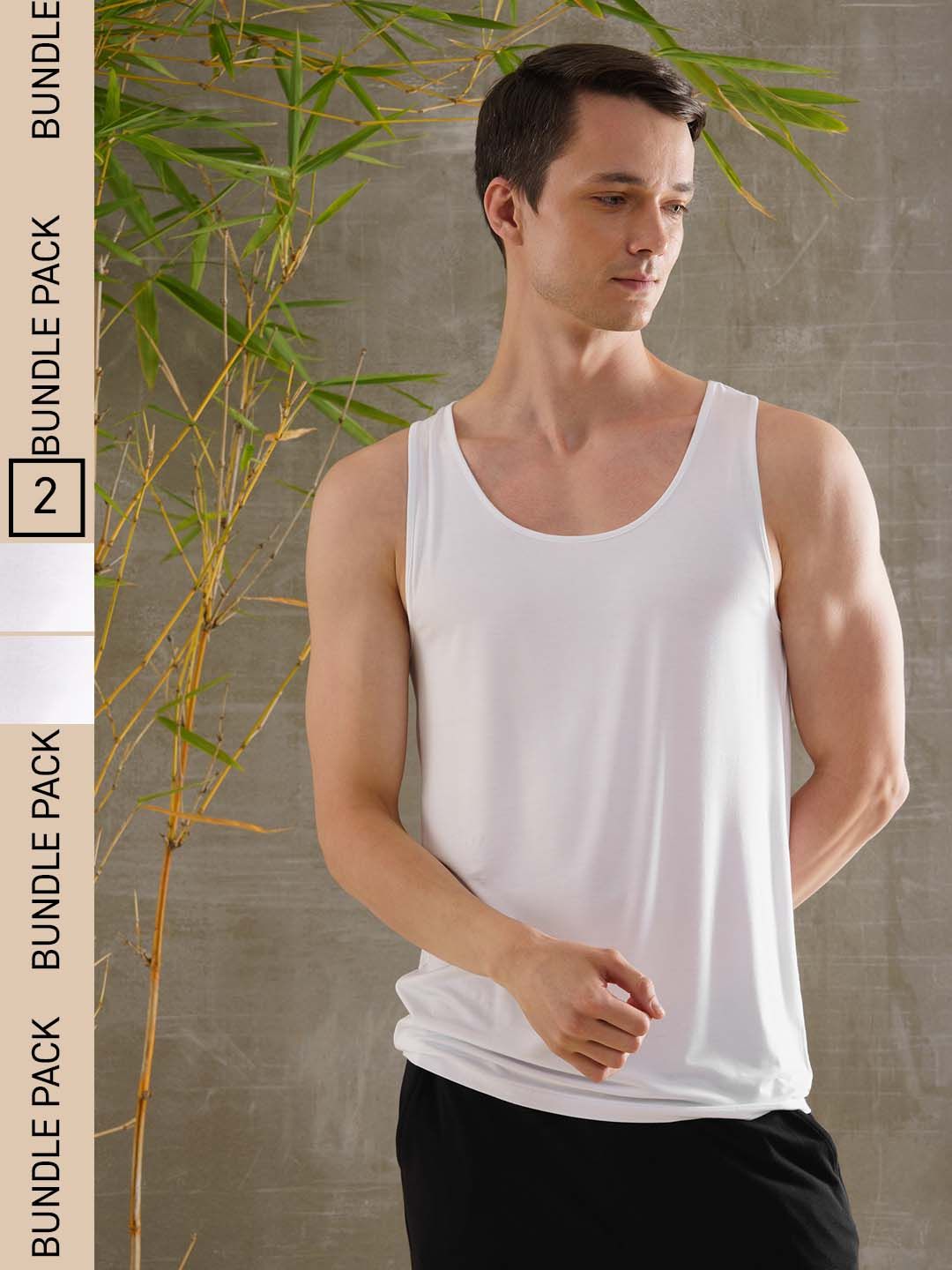 DAMENSCH Men Pack of 2 Bamboo Vest-picture-35