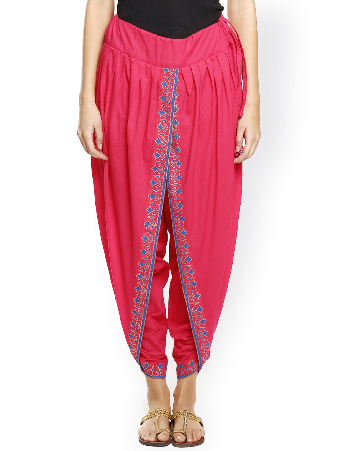 Buy 9rasa Pink Dhoti Pants - 367 - Apparel for Women - 1198431