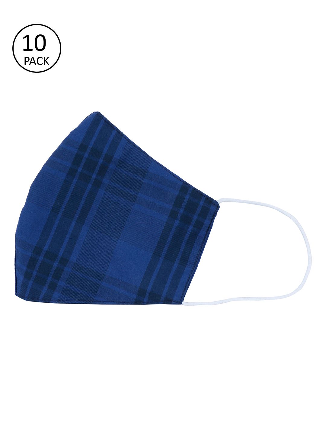 Be Indi Unisex Pack Of 10 3-Ply Anti-Microbial Reusable Cloth Masks-picture-1