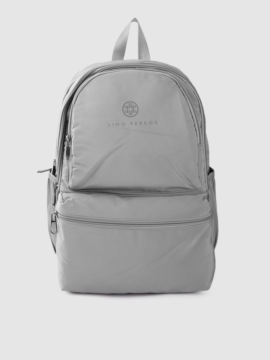 Lino Perros Women Grey Solid 13 Inch Laptop Backpack-picture-27
