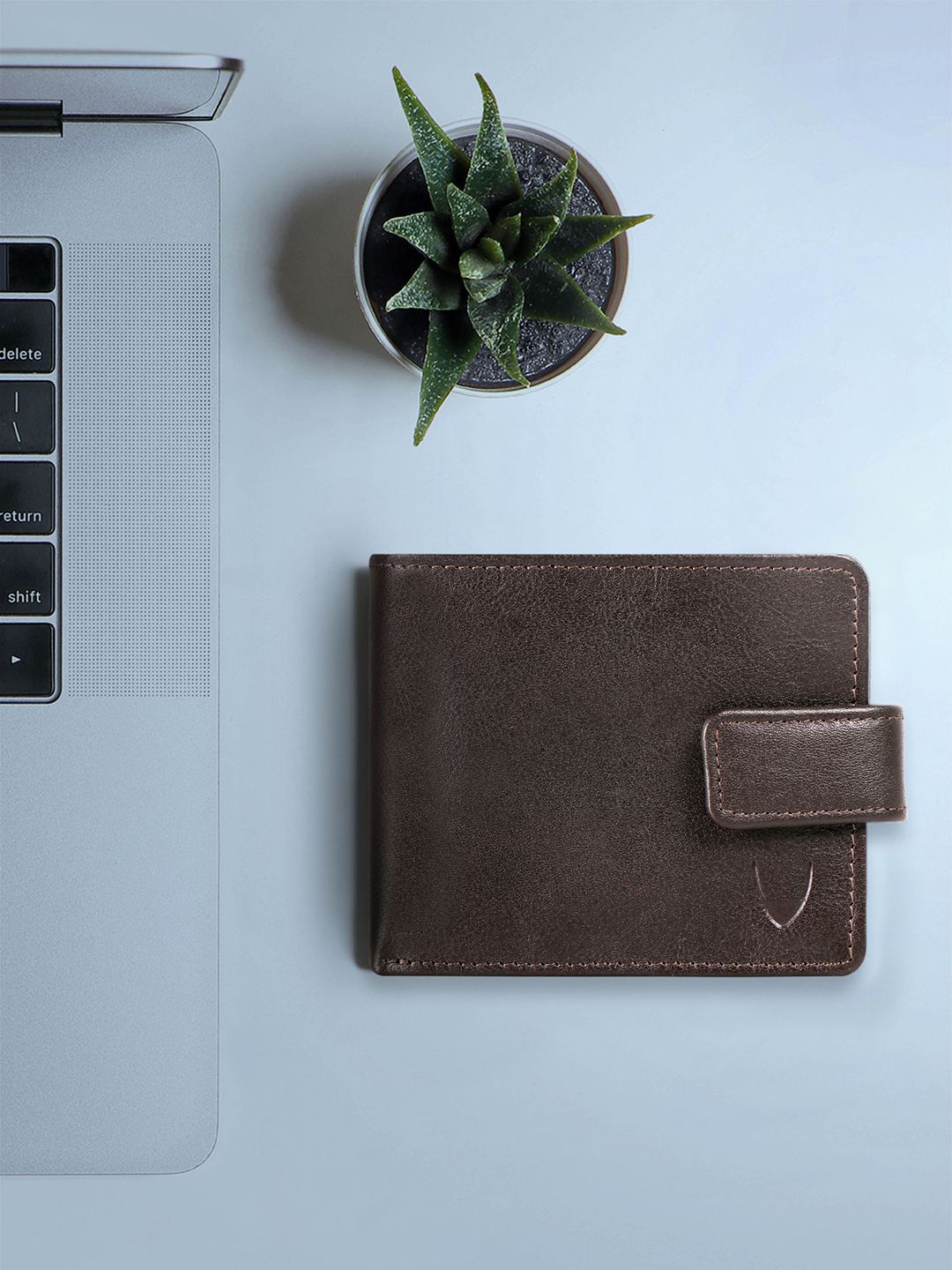 Hidesign Men Brown Solid Two Fold Wallet-image-22
