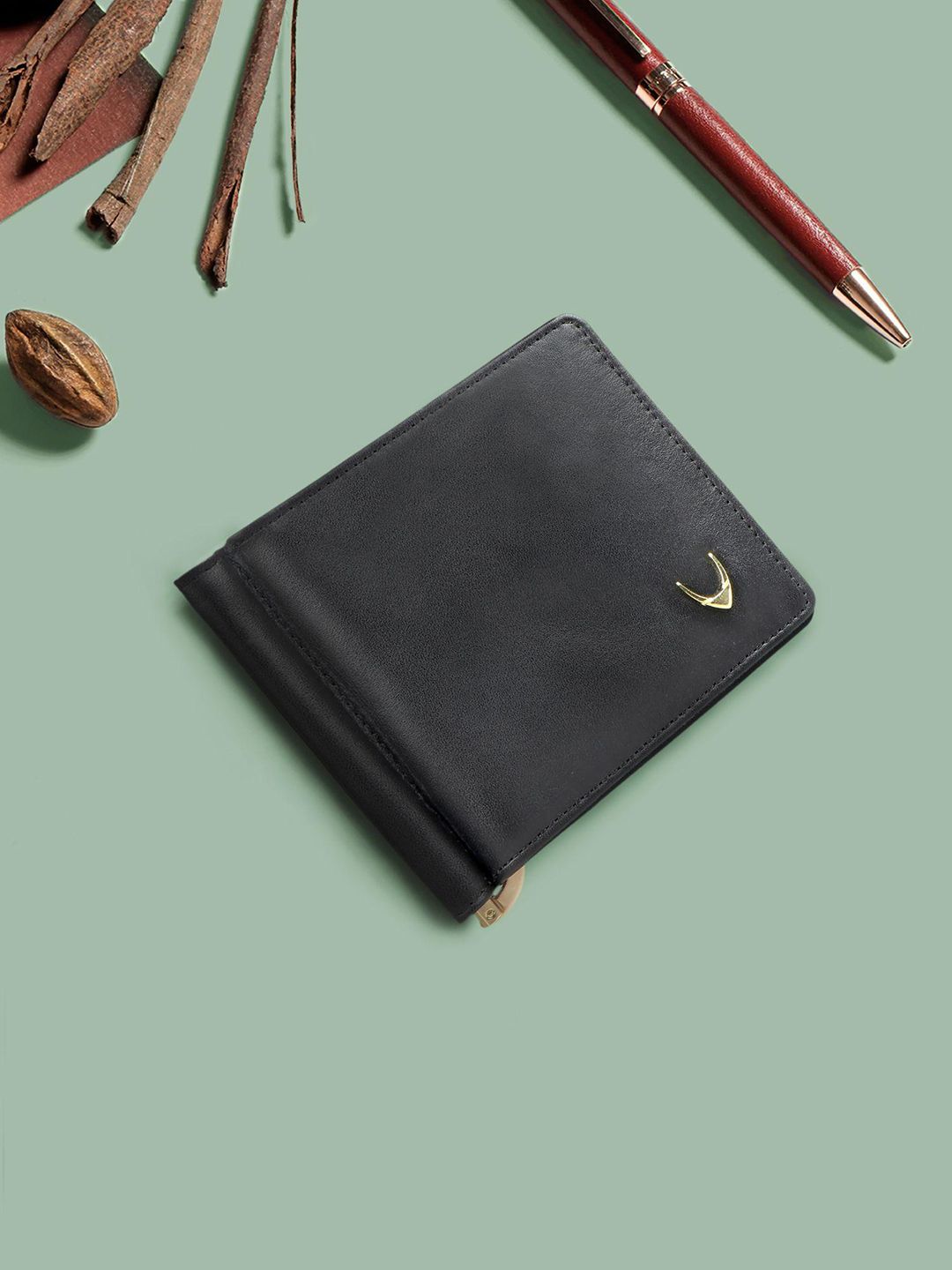 Hidesign Men Black Solid Leather Money Clip-image-47