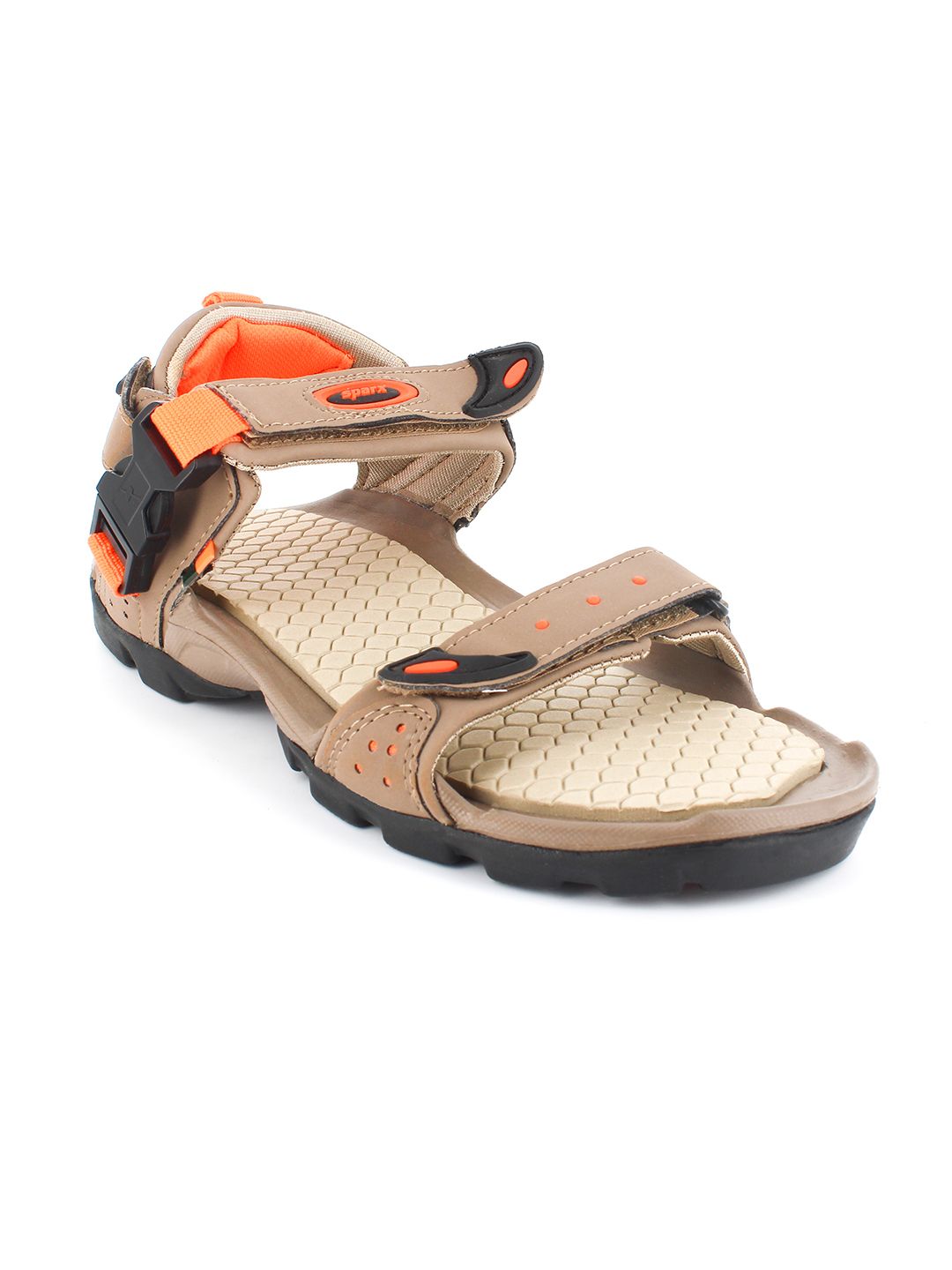 Sparx Men Camel Brown Sports Sandals-image-5