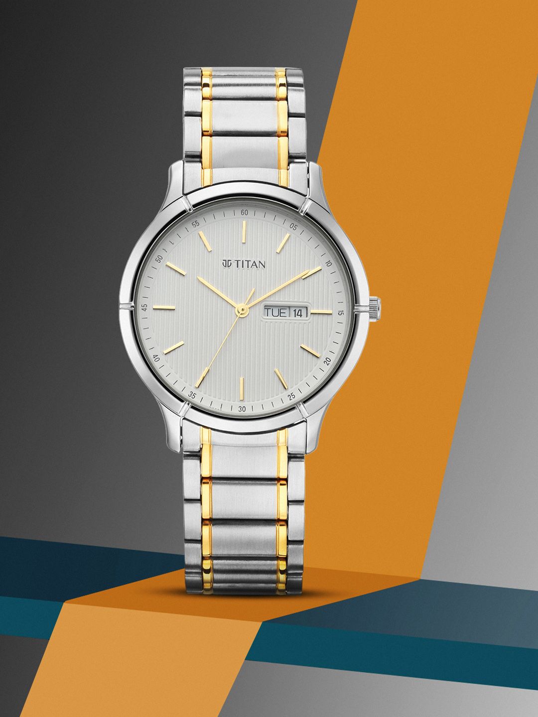 Titan Men Off-White Analogue Watch 1775BM02-image-5