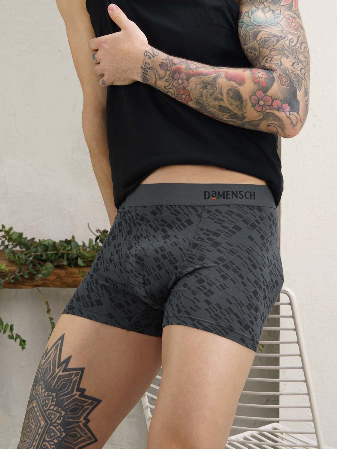 DaMENSCH Men DEO-SOFT Deodorizing Anti Bacterial Printed Trunks DAM-PRIN-T-HG-picture-36