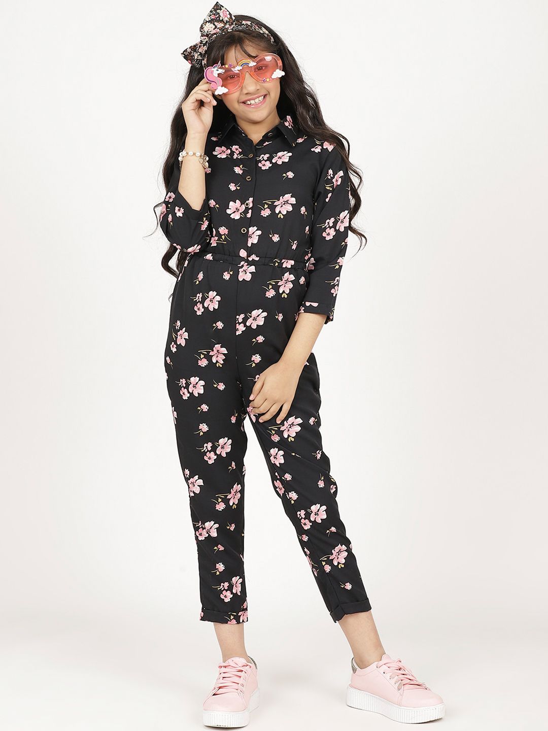 Uptownie Lite Girls Roll Up Jumpsuit-picture-40