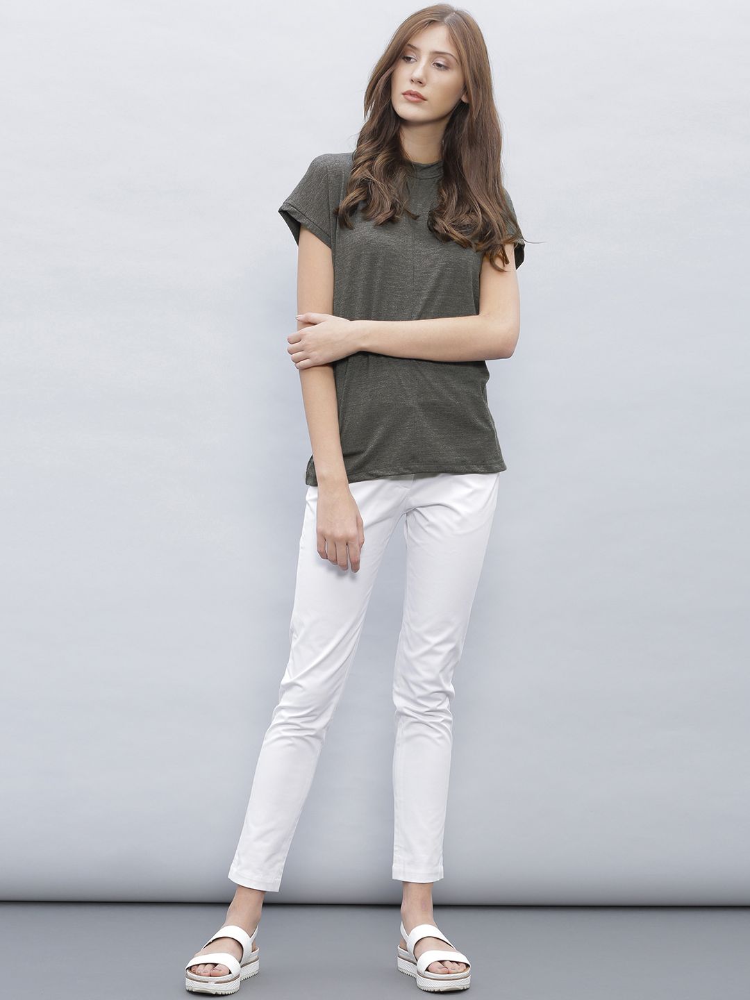 Grey Melange Lightweight T-Shirt