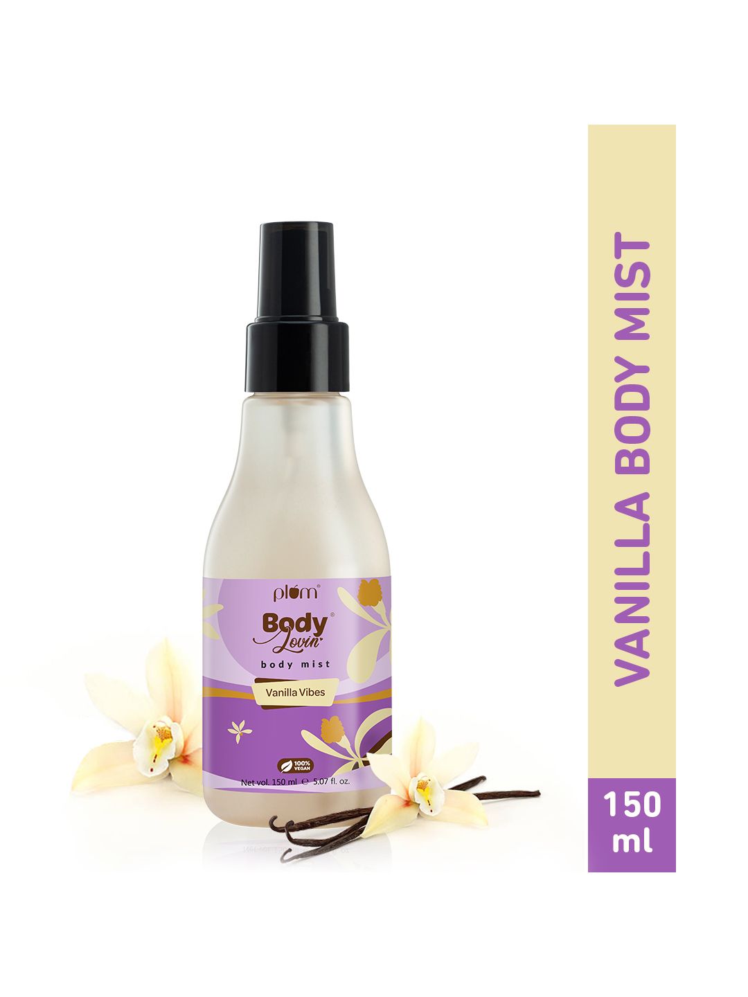 Plum Women BodyLovin Vanilla Vibes Long Lasting Warm Vanilla Fragrance Body Mist - 150ml-image-31