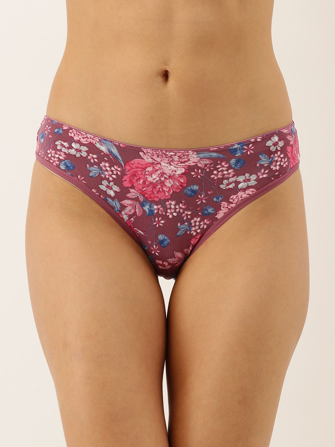 Enamor P000 Low Waist Co-ordinate Bikini Panty with Flat Elastic
