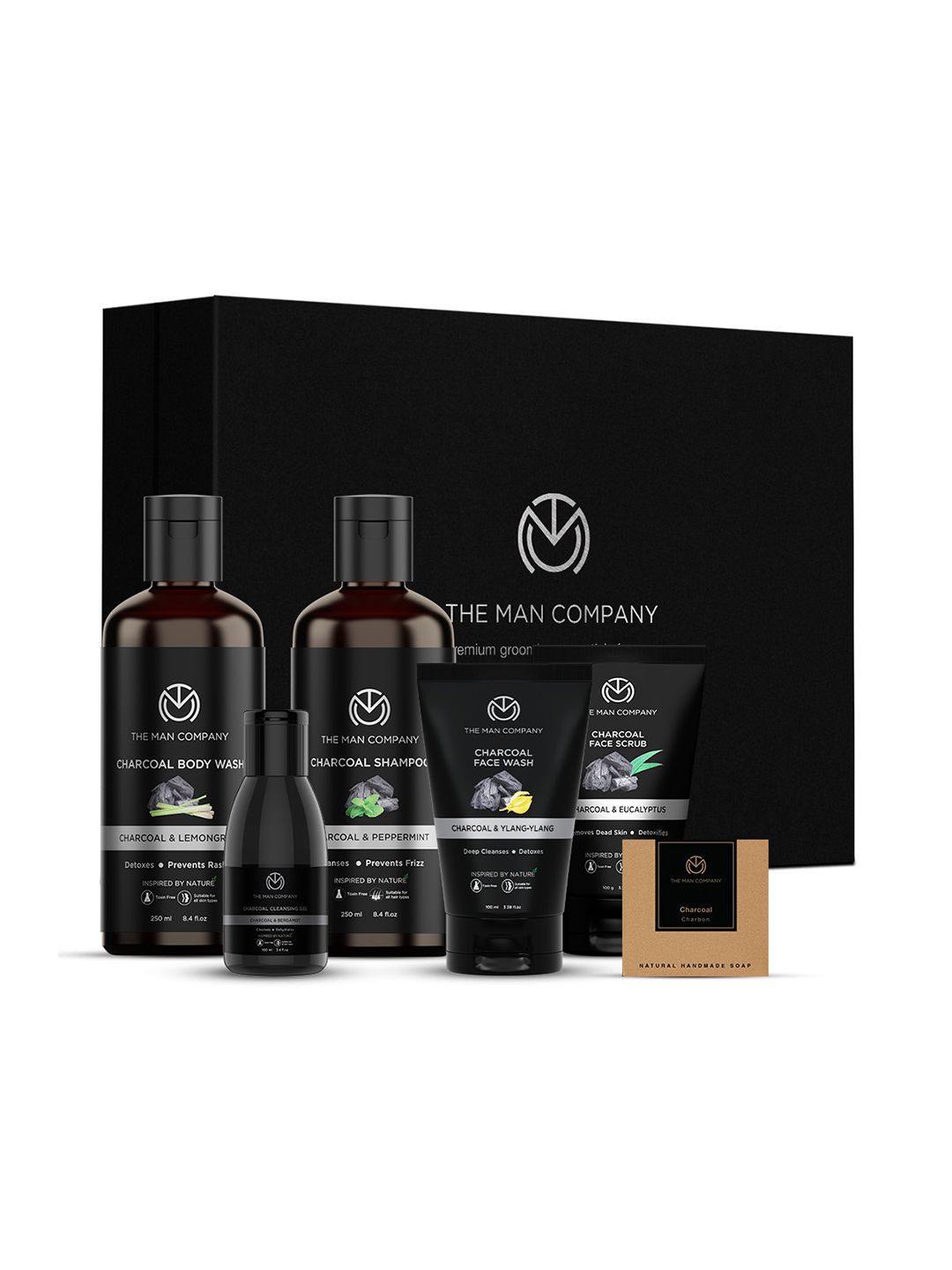 THE MAN COMPANY Charcoal Grooming Kit-picture-16