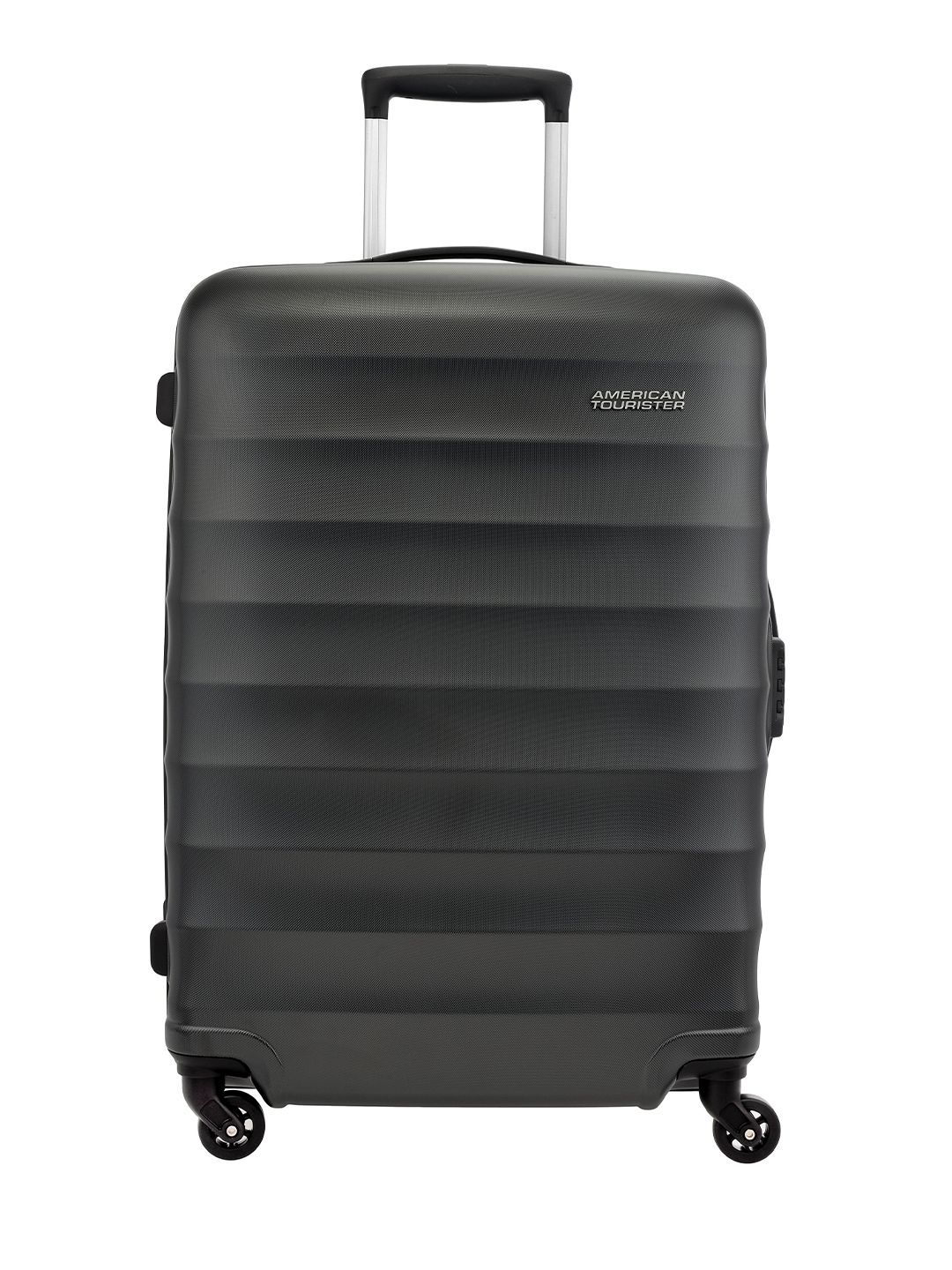 AMERICAN TOURISTER Charcoal Grey Solid Hard Barcelona Medium Trolley Suitcase - 69 cm-picture-29