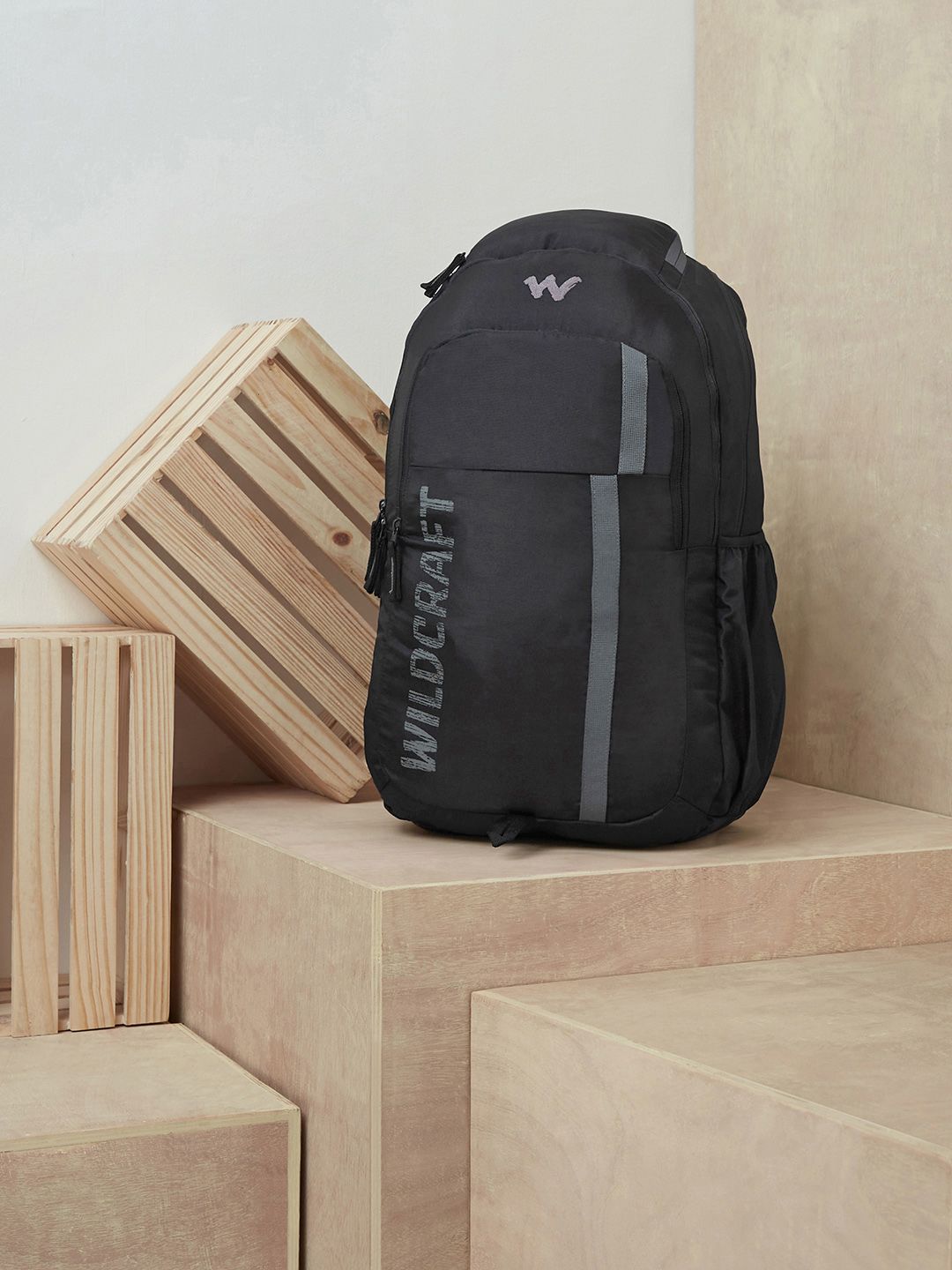 Wildcraft Unisex Black Lunar Laptop Backpack