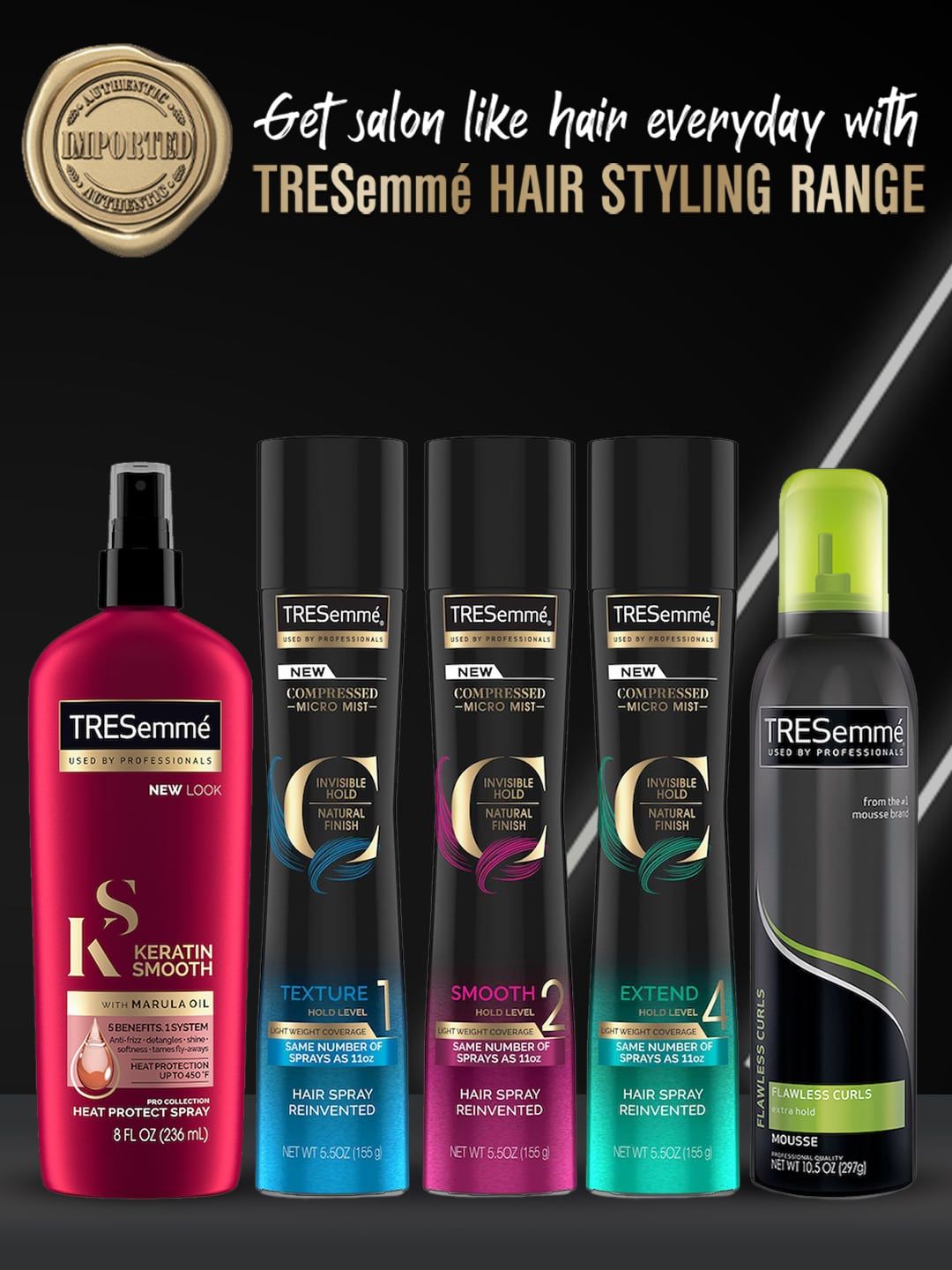 Buy TRESemme TRESemme Unisex Compressed Micro Mist Hold Level 1