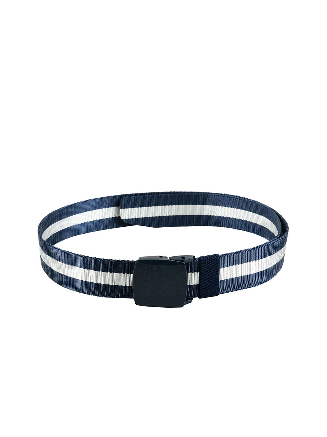 WINSOME DEAL Men Blue & White Striped Belt-picture-9