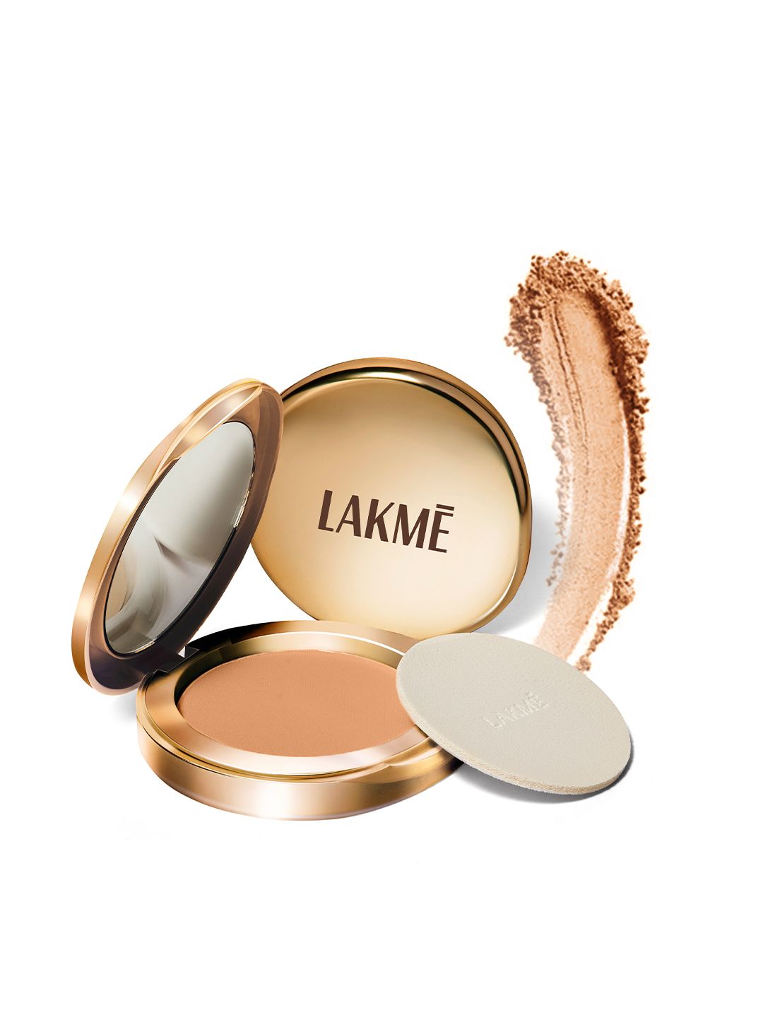 Lakme 9to5 Powerplay Matte Compact, Oil Control Formula, With Vitamin E, Almond, 9g-picture-35