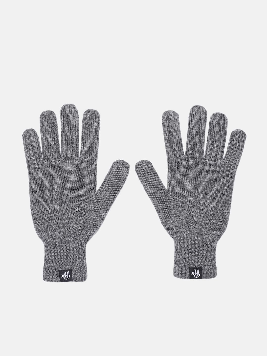 Roadster Grey Melange Acrylic Gloves-picture-22