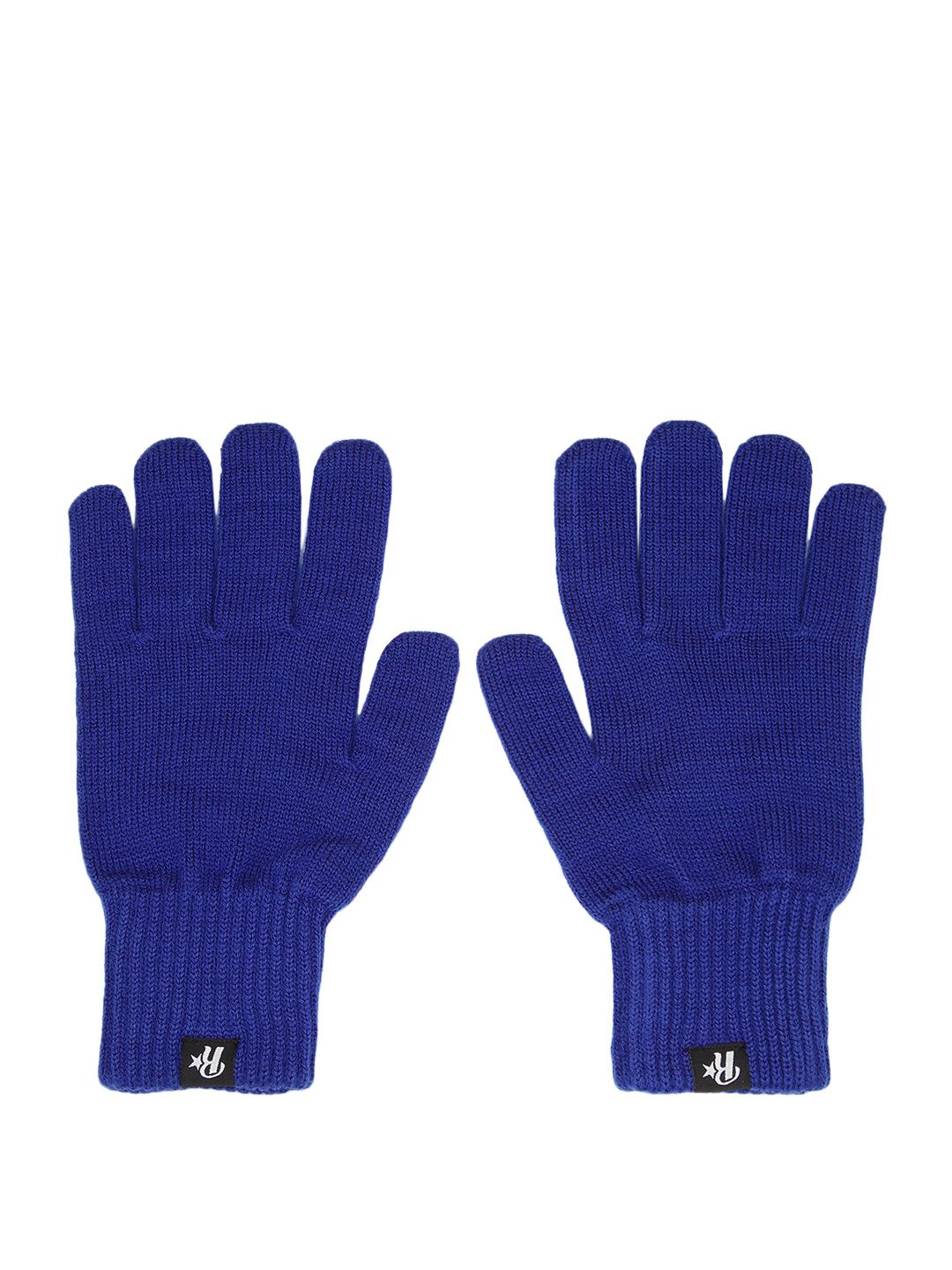 Roadster Men Blue Acrylic Hand Gloves-picture-23