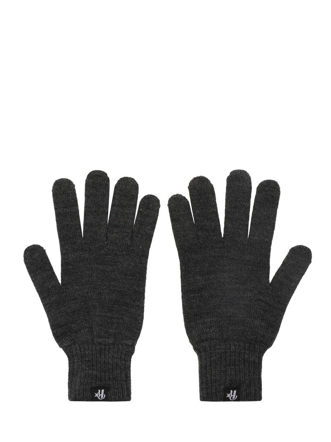 Roadster Men Grey Acrylic Gloves-picture-20