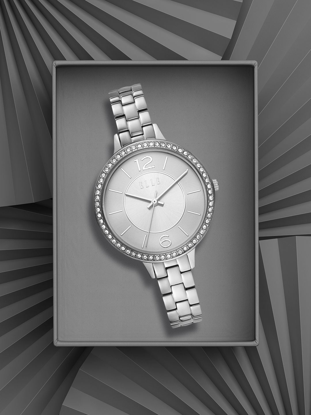Elle Women Silver-Toned Analogue Watch ELL25026