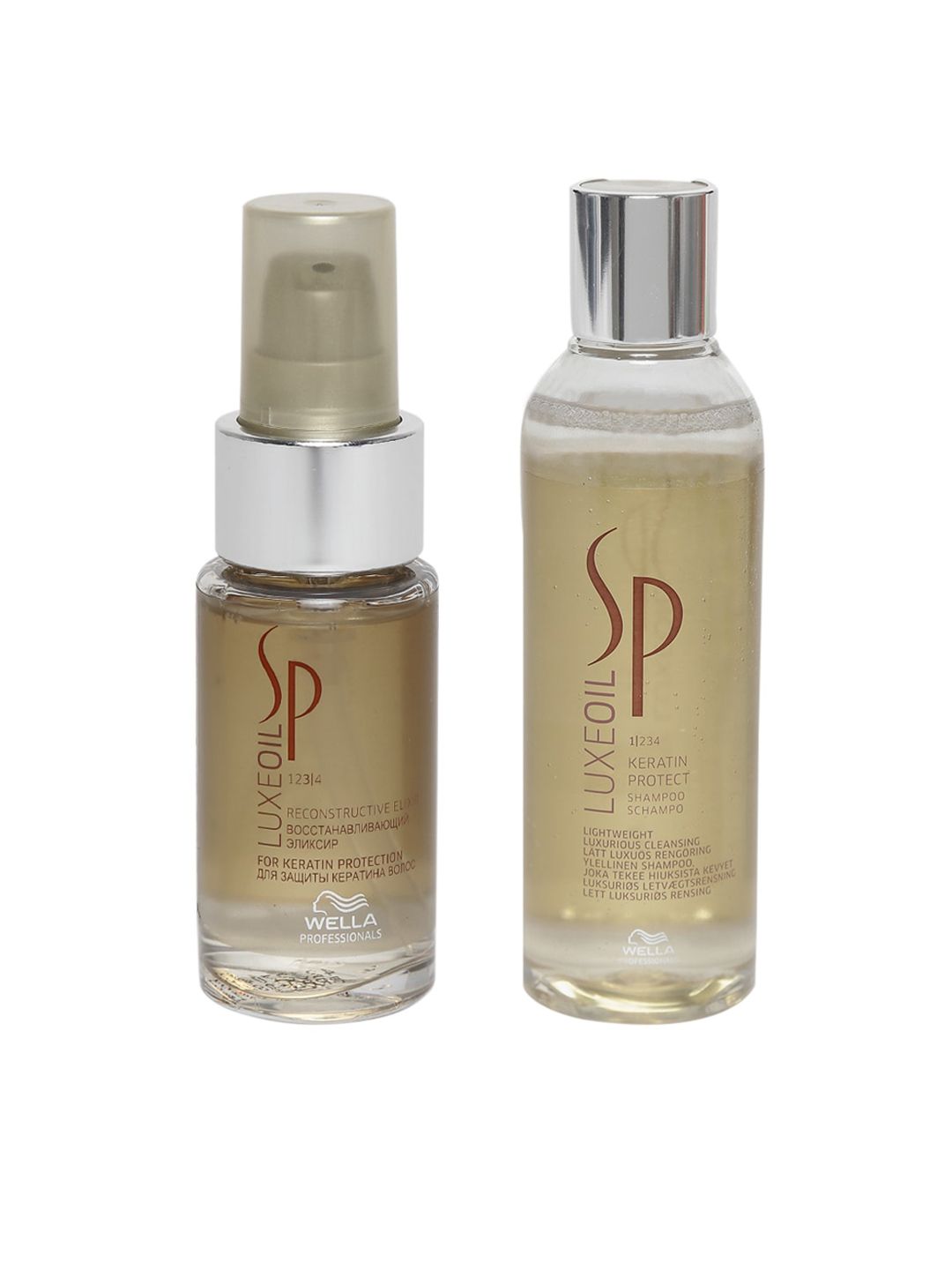 WELLA PROFESSIONALS SP Set Of Luxe Keratin Protect Shampoo & Oil Reconstructive Elixir-picture-57