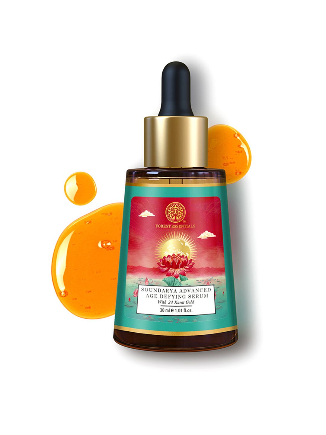 Forest Essentials Advanced Soundarya Age Defying Facial Serum With 24K Gold - 30ml-picture-16