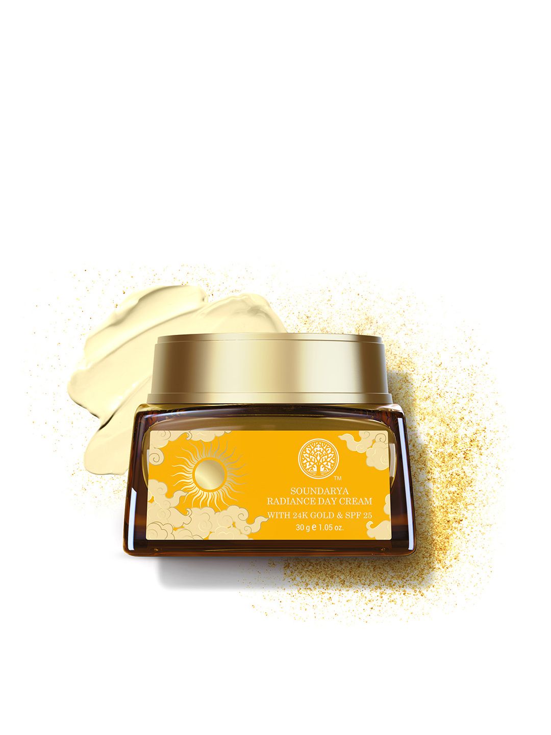 Forest Essentials Soundarya Anti Aging Radiance Cream With 24K Gold & SPF25 - 30g-picture-3