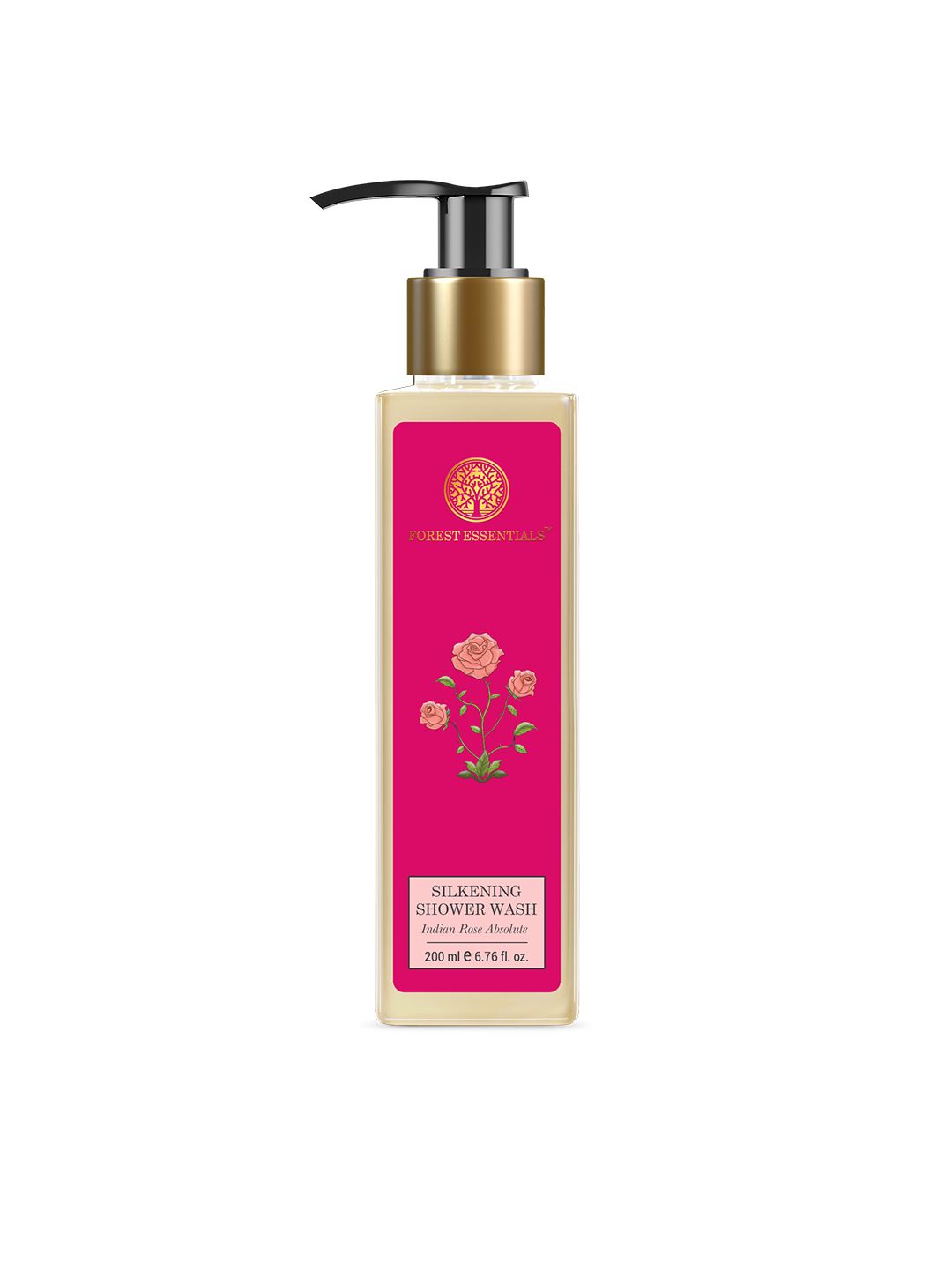 Forest Essentials Silkening Shower Wash Indian Rose Absolute Natural Body Wash - 200 ml-image-15