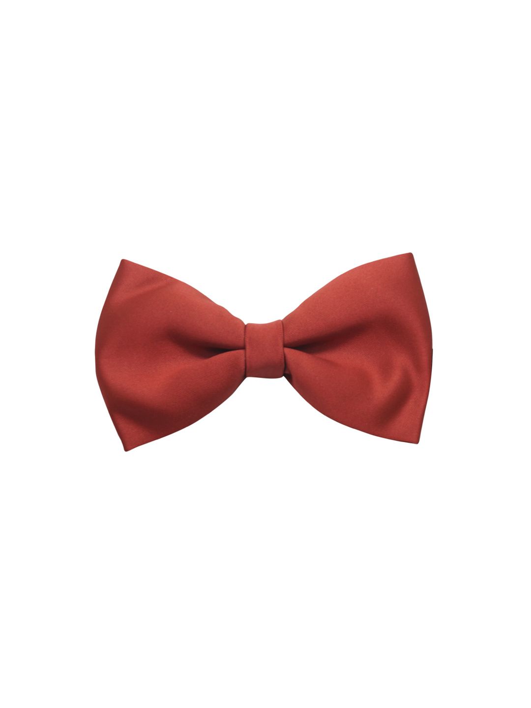 The Tie Hub Maroon Solid Bow Tie-picture-44